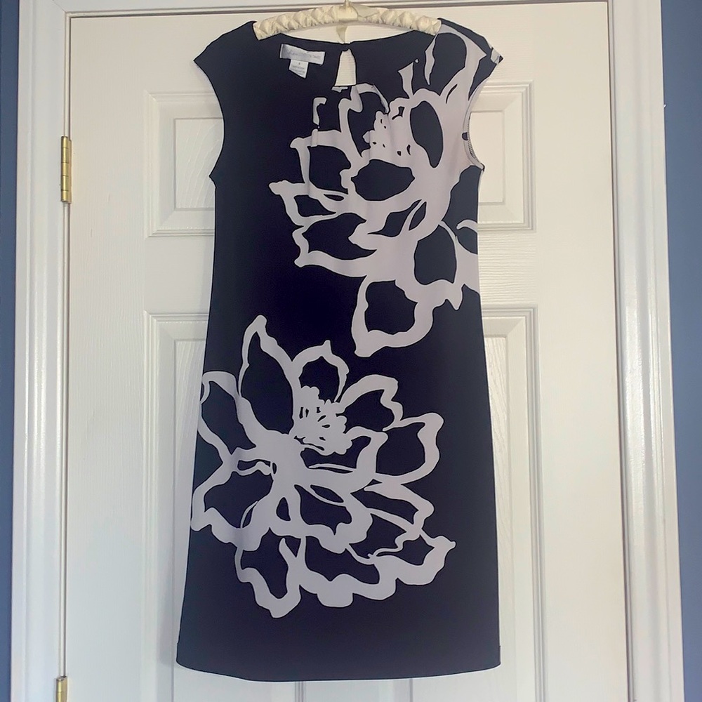 Black and White Knit dress